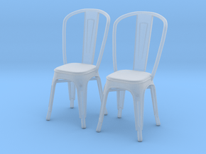 Chair 09. 1:24 Scale in Clear Ultra Fine Detail Plastic