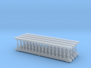 Baluster 01. 1:75 Scale  in Clear Ultra Fine Detail Plastic