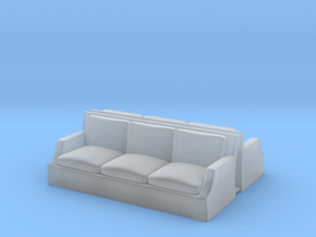 Arm Sofa Ver01. 1:43 Scale. in Clear Ultra Fine Detail Plastic