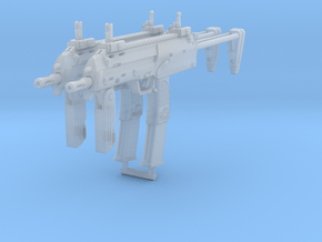 2x 1/10th MP7basic in Clear Ultra Fine Detail Plastic