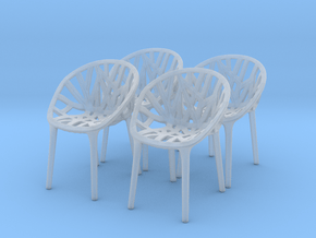 Chair 10. 1:24 Scale in Clear Ultra Fine Detail Plastic