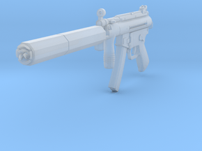1/10th MP5Ktactical3 in Clear Ultra Fine Detail Plastic