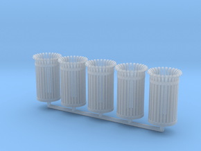 TrashBin 05. 1:48 Scale (O) in Clear Ultra Fine Detail Plastic