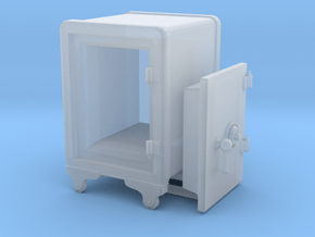 Vintage Safe 01. 1:24 Scale in Clear Ultra Fine Detail Plastic