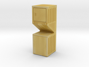 Washer Dryer Combo 01. 1:35 Scale in Tan Fine Detail Plastic