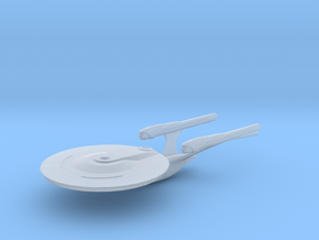 Exeter Class Cruiser in Clear Ultra Fine Detail Plastic