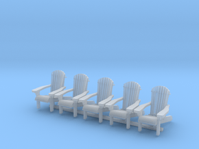 Chair 14. 1:35 Scale  in Clear Ultra Fine Detail Plastic