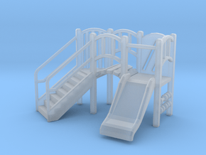 Playground Equipment 01. 1:43 Scale  in Clear Ultra Fine Detail Plastic