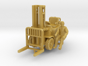 ForkLift 01. 1:48 Scale in Tan Fine Detail Plastic