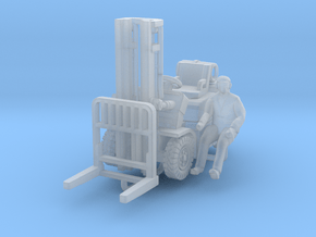 ForkLift 01. 1:48 Scale in Clear Ultra Fine Detail Plastic
