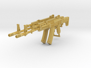 1/12th AK12gun (2 units) in Tan Fine Detail Plastic