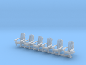 Chair 14. 1:48 Scale  in Clear Ultra Fine Detail Plastic