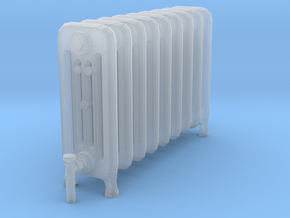Radiator Heater 01. 1:12 Scale in Clear Ultra Fine Detail Plastic