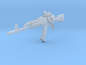 1/10th tactical AK74gun KobraSight in Clear Ultra Fine Detail Plastic