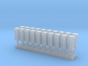 Baluster Columns 01 1:148 Scale in Clear Ultra Fine Detail Plastic