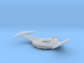 Ent era Romulan Bird of Prey (Re-sized) in Clear Ultra Fine Detail Plastic