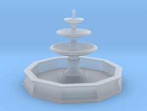 Classic Fountain 01. 1:56 Scale  in Clear Ultra Fine Detail Plastic