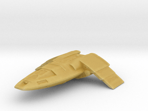 fighter shuttle wings extended in Tan Fine Detail Plastic