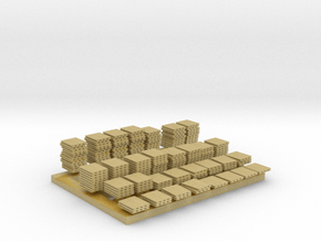 1:350 Scale Pallets (Lots of them!) in Tan Fine Detail Plastic
