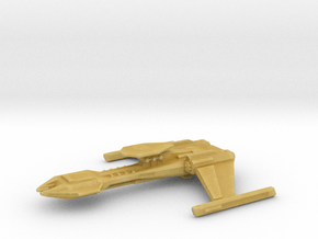 Klingon Destroyer in Tan Fine Detail Plastic