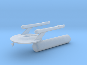 Long range cargo hauler in Clear Ultra Fine Detail Plastic