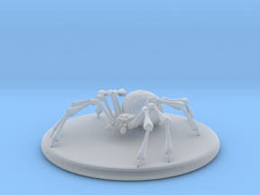 Even Smaller Spider  in Clear Ultra Fine Detail Plastic