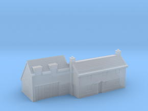 1:700 Scale Parham Village House #3 in Clear Ultra Fine Detail Plastic