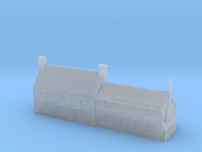 1:700 Scale Parham Village House #4 in Clear Ultra Fine Detail Plastic