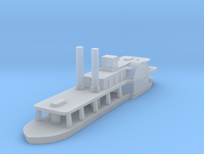 1/1200 Transport Steamer Chickamauga in Clear Ultra Fine Detail Plastic