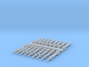 1:200 Scale Paveway LGBs  in Clear Ultra Fine Detail Plastic