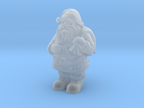 Santa Claus in Clear Ultra Fine Detail Plastic