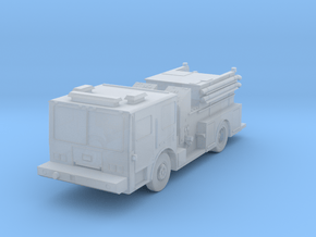1:160 N Scale A/S32P-22 Fire Truck in Clear Ultra Fine Detail Plastic