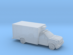 1:144 Scale Ford Ambulance in Clear Ultra Fine Detail Plastic