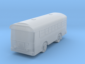 1:144 Scale  Bluebird 28 Passenger Aircrew Bus in Clear Ultra Fine Detail Plastic
