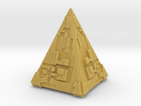 Borg Pyramid in Tan Fine Detail Plastic