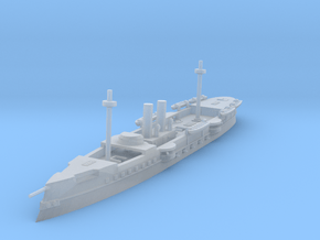 1/1250 Almirante Tamandare Protected Cruiser in Clear Ultra Fine Detail Plastic