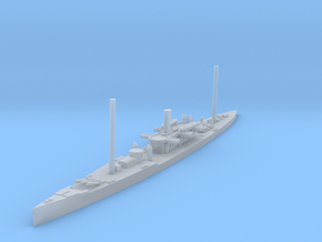 1/1250 USS Vesuvius Dynamite-gun Cruiser in Clear Ultra Fine Detail Plastic