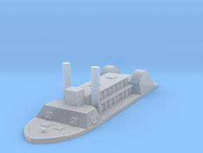1/600 USS Indianola  in Clear Ultra Fine Detail Plastic