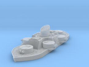 1/600 Turret Ship in Clear Ultra Fine Detail Plastic