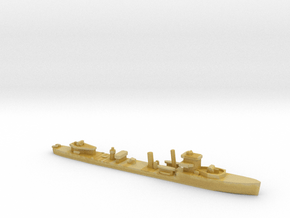 HMS Vega 1:3000 r2 WW2 naval destroyer in Tan Fine Detail Plastic
