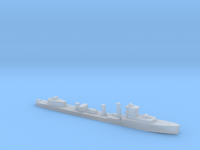 HMS Vega 1:3000 WW2 naval destroyer in Clear Ultra Fine Detail Plastic