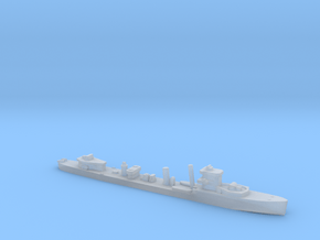 HMS Vega 1:1200 WW2 naval destroyer in Clear Ultra Fine Detail Plastic