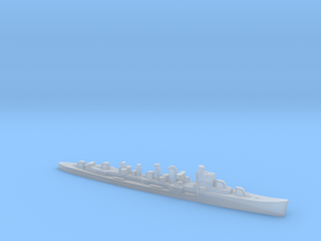 HMS Delhi 1:3000 WW2 naval cruiser in Clear Ultra Fine Detail Plastic