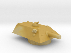 Tiger Heavy Grav Tank Turret 15mm in Tan Fine Detail Plastic