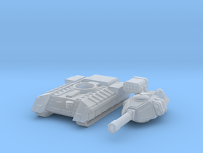 Terran Main Battle Tank in Clear Ultra Fine Detail Plastic