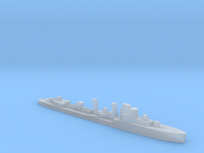 HMS Exmouth 1:2400 WW2 destroyer in Clear Ultra Fine Detail Plastic