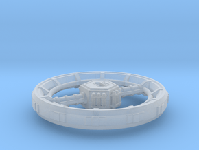 Orbital Ring City in Clear Ultra Fine Detail Plastic
