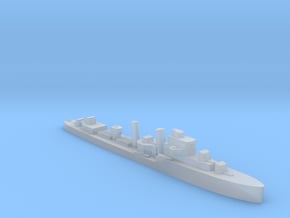 HMS Hardy destroyer 1:1800 WW2  in Clear Ultra Fine Detail Plastic