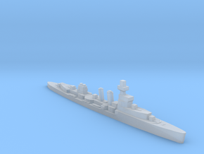 HMS Curlew 1939 1:2400 WW2 cruiser in Clear Ultra Fine Detail Plastic