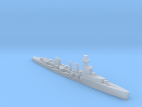 HMS Curlew 1939 1:1800 WW2 cruiser in Clear Ultra Fine Detail Plastic